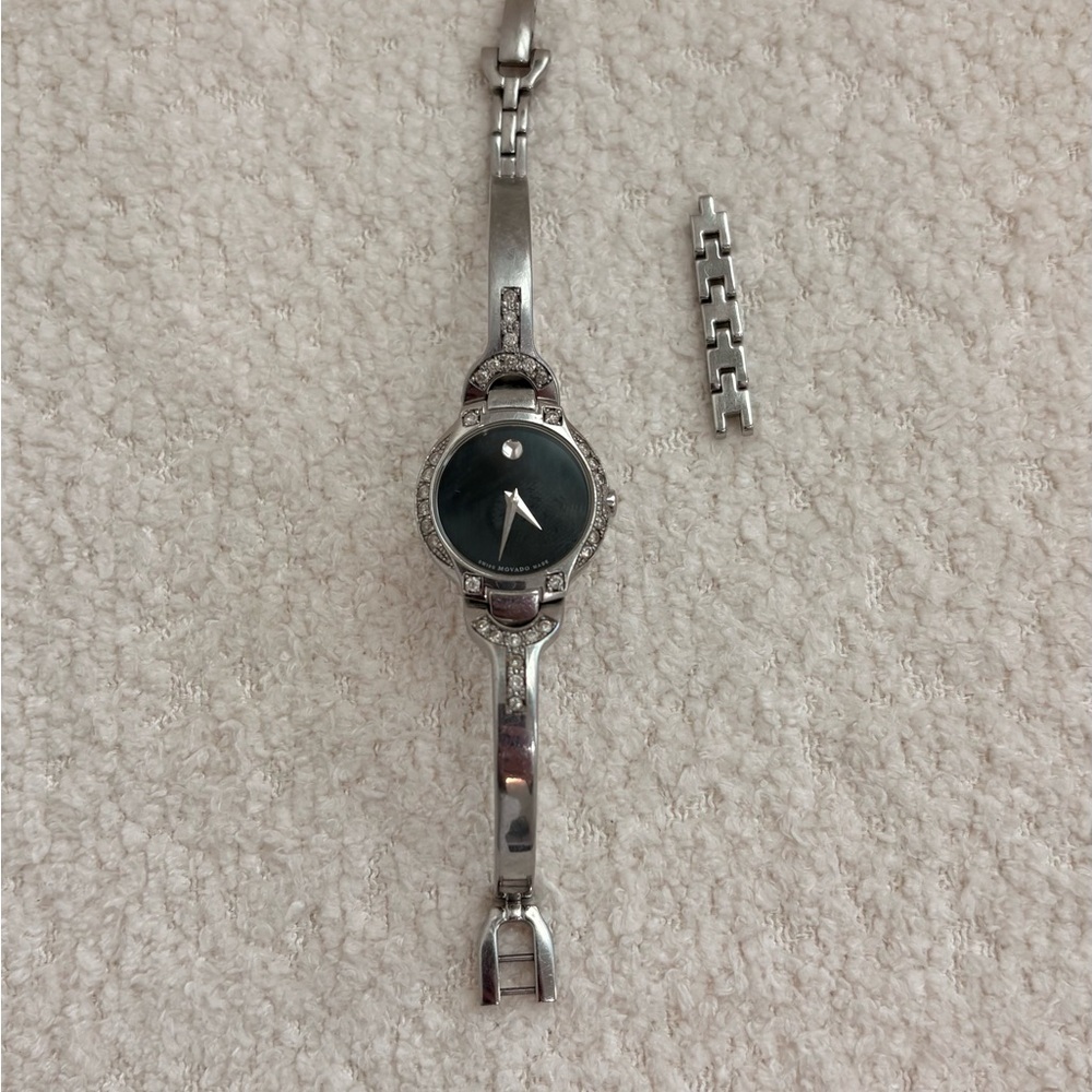 Movado Kara Women's Stainless Steel custom diamonds watch